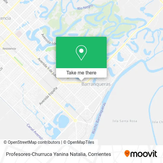Profesores-Churruca Yanina Natalia map