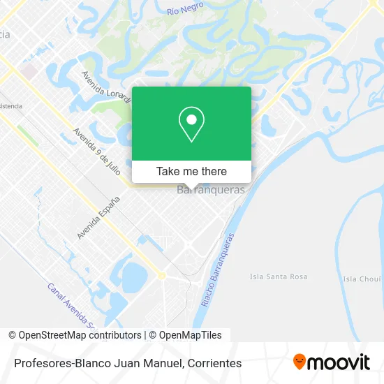 Profesores-Blanco Juan Manuel map
