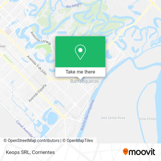 Keops SRL map