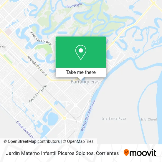Jardín Materno Infantil Picaros Solcitos map