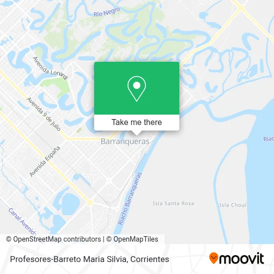 Profesores-Barreto Maria Silvia map