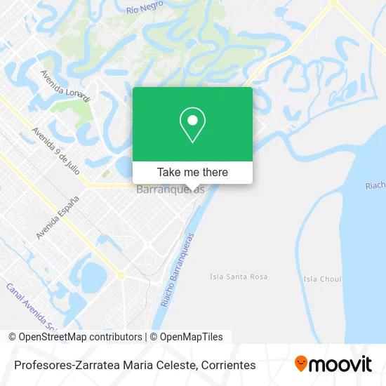 Profesores-Zarratea Maria Celeste map