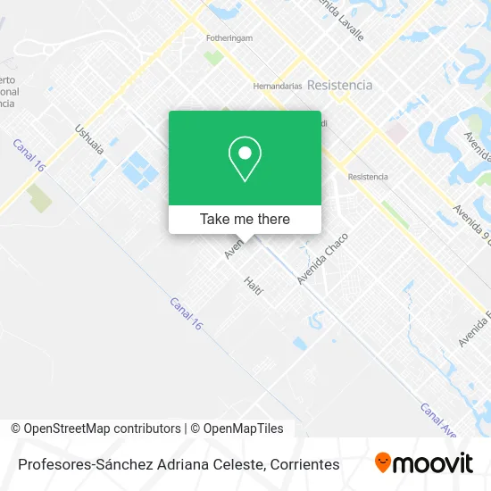 Profesores-Sánchez Adriana Celeste map