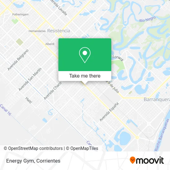 Energy Gym map
