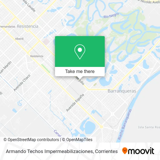 Mapa de Armando Techos Impermeabilizaciones