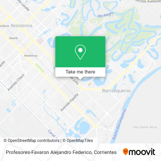 Profesores-Favaron Alejandro Federico map