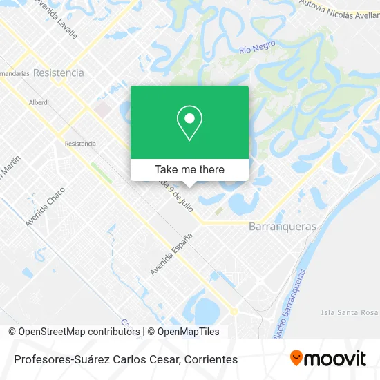 Profesores-Suárez Carlos Cesar map