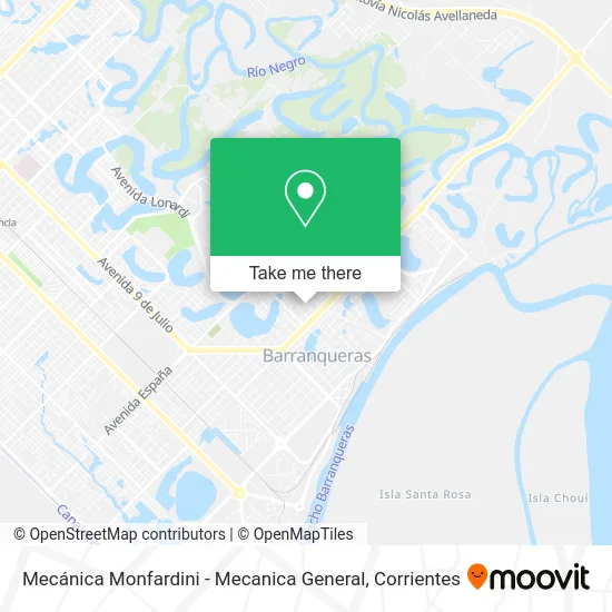 Mecánica Monfardini - Mecanica General map