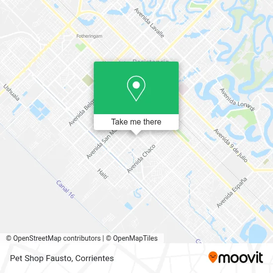 Pet Shop Fausto map