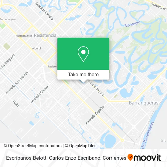 Escribanos-Belotti Carlos Enzo Escribano map