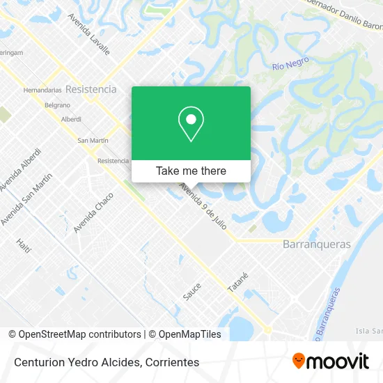 Centurion Yedro Alcides map