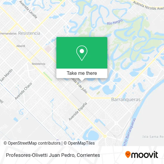Profesores-Olivetti Juan Pedro map