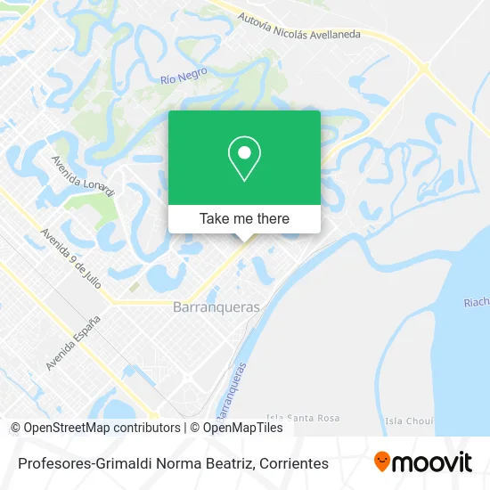 Profesores-Grimaldi Norma Beatriz map