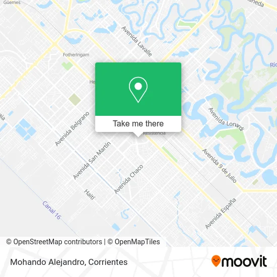 Mapa de Mohando Alejandro