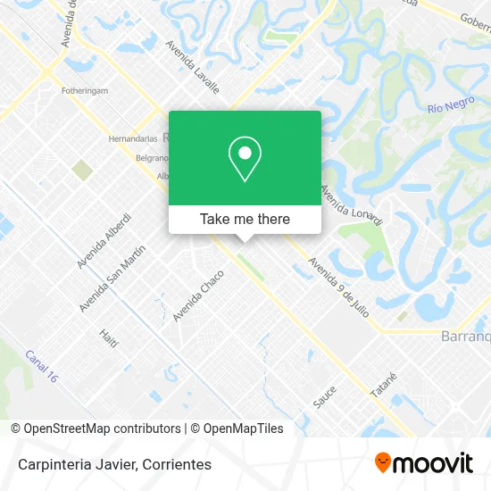 Carpinteria Javier map