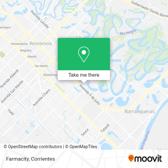Farmacity map