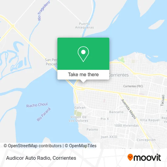 Audicor Auto Radio map