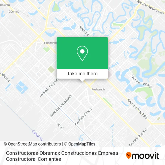 Constructoras-Obramax Construcciones Empresa Constructora map