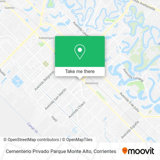 Cementerio Privado Parque Monte Alto map