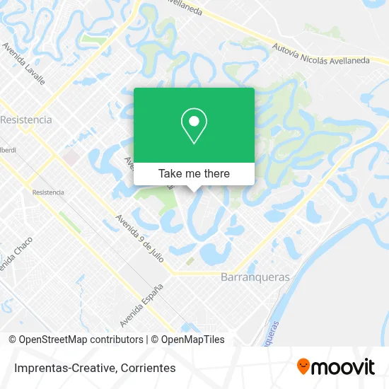 Imprentas-Creative map