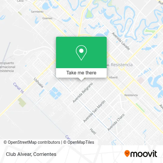 Mapa de Club Alvear