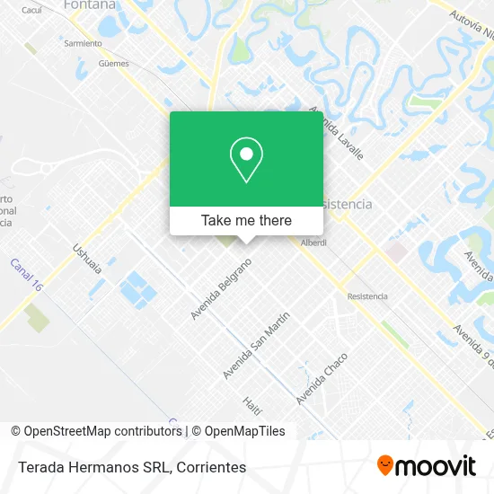 Terada Hermanos SRL map