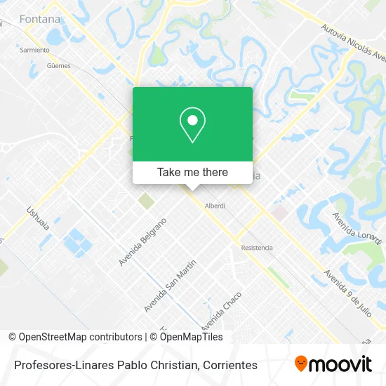 Profesores-Linares Pablo Christian map