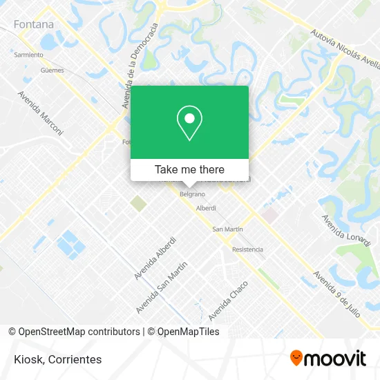 Kiosco map