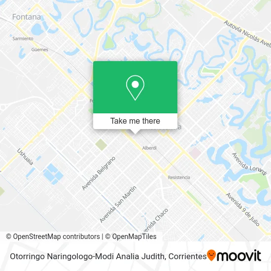 Otorringo Naringologo-Modi Analia Judith map