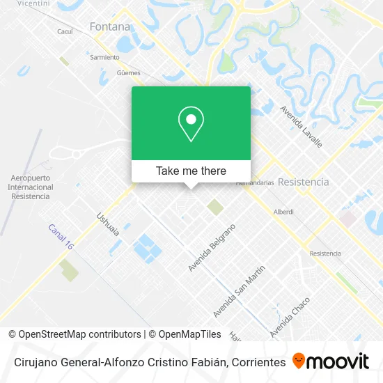 Mapa de Cirujano General-Alfonzo Cristino Fabián