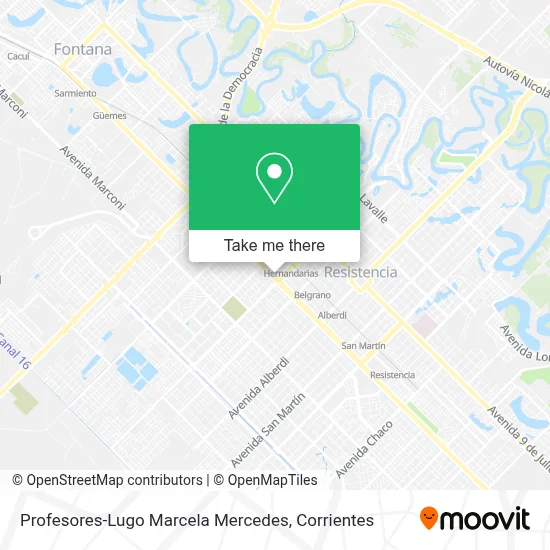 Profesores-Lugo Marcela Mercedes map