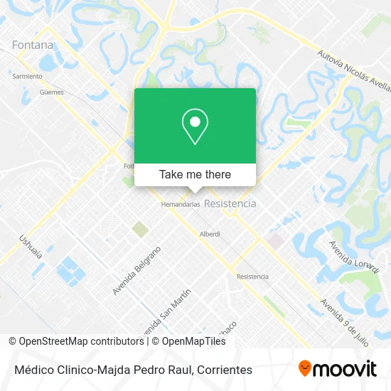 Médico Clinico-Majda Pedro Raul map