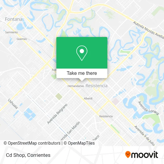 Cd Shop map