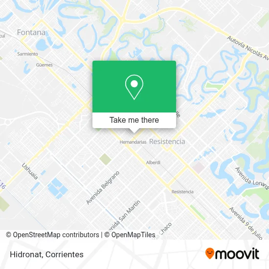 Hidronat map