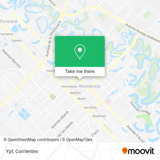 Ypf map