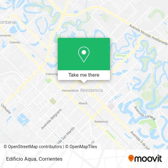 Edificio Aqua map
