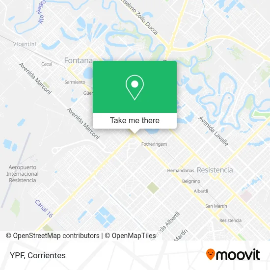 YPF map