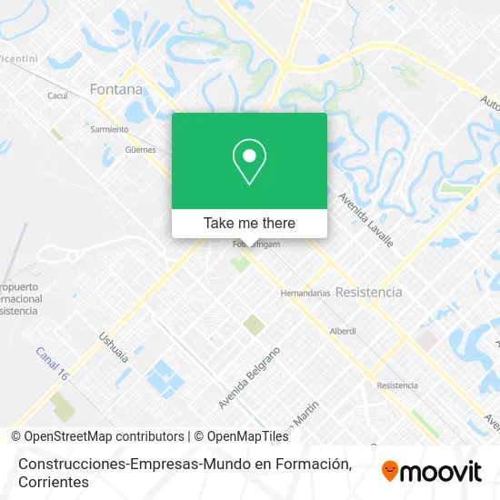 Construcciones-Empresas-Mundo en Formación map
