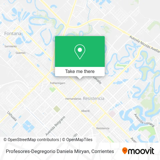 Profesores-Degregorio Daniela Miryan map