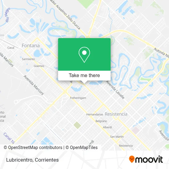 Lubricentro map