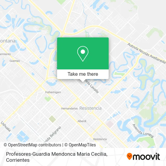 Profesores-Guardia Mendonca Maria Cecilia map