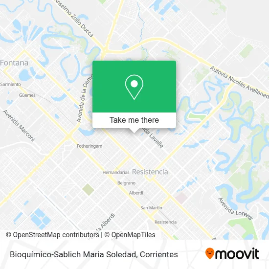 Bioquímico-Sablich Maria Soledad map