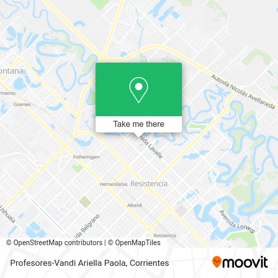 Profesores-Vandi Ariella Paola map