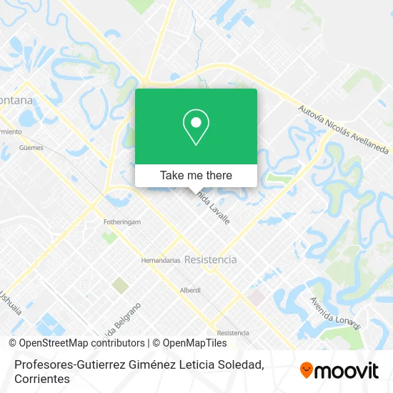 Profesores-Gutierrez Giménez Leticia Soledad map