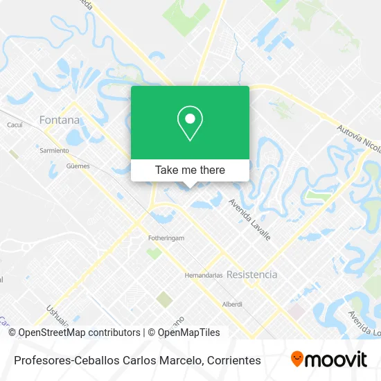 Profesores-Ceballos Carlos Marcelo map