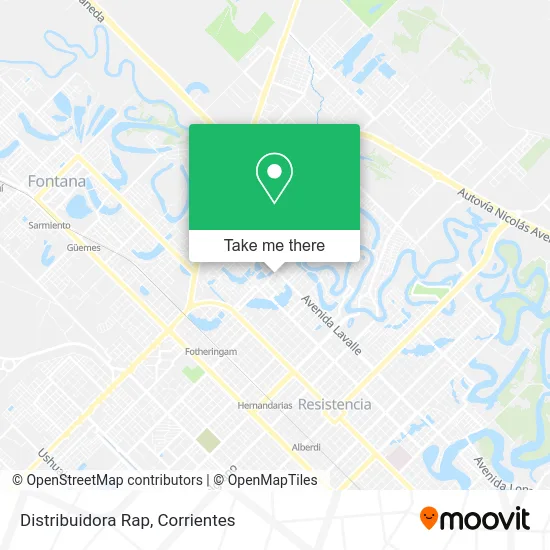 Distribuidora Rap map