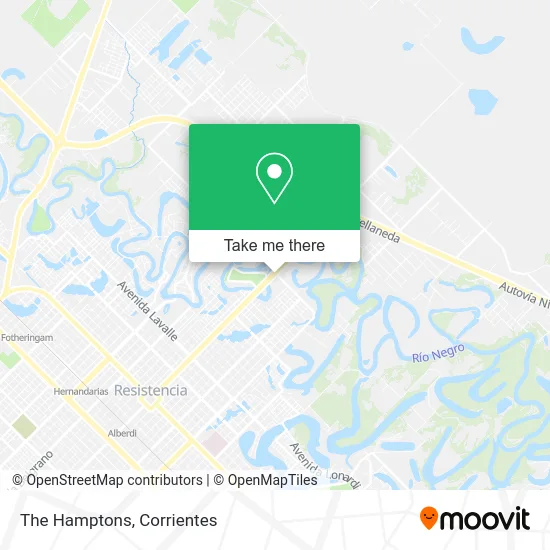 The Hamptons map