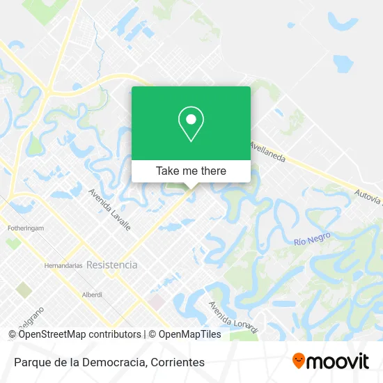 Parque de la Democracia map