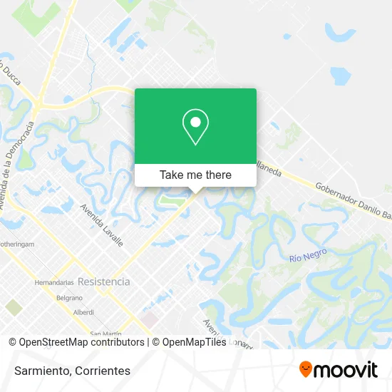 Sarmiento map