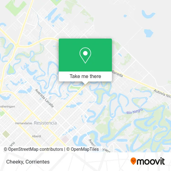 Cheeky map